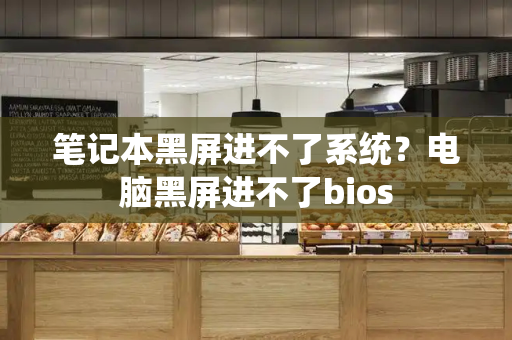 笔记本黑屏进不了系统？电脑黑屏进不了bios-第1张图片-星选测评