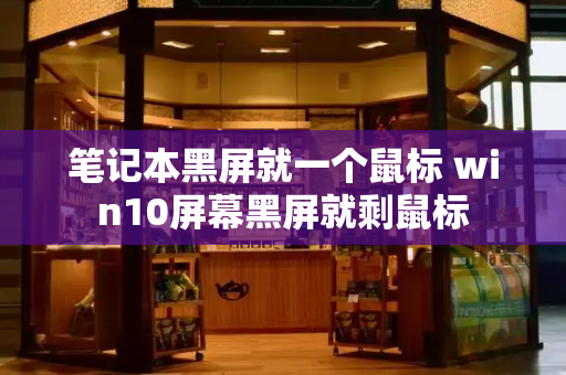 笔记本黑屏就一个鼠标 win10屏幕黑屏就剩鼠标