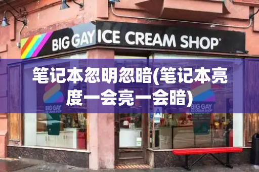 笔记本忽明忽暗(笔记本亮度一会亮一会暗)-第1张图片-星选测评