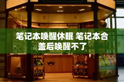 笔记本唤醒休眠 笔记本合盖后唤醒不了