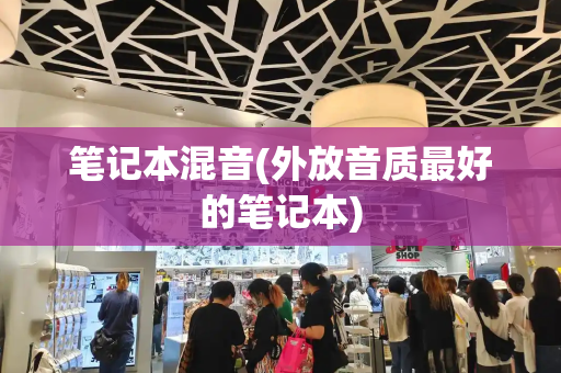 笔记本混音(外放音质最好的笔记本)