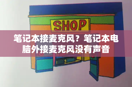 笔记本接麦克风？笔记本电脑外接麦克风没有声音-第1张图片-星选测评