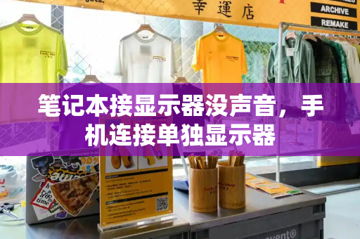 笔记本接显示器没声音，手机连接单独显示器