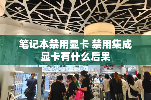 笔记本禁用显卡 禁用集成显卡有什么后果