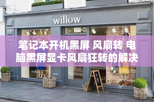 笔记本开机黑屏 风扇转 电脑黑屏显卡风扇狂转的解决方法