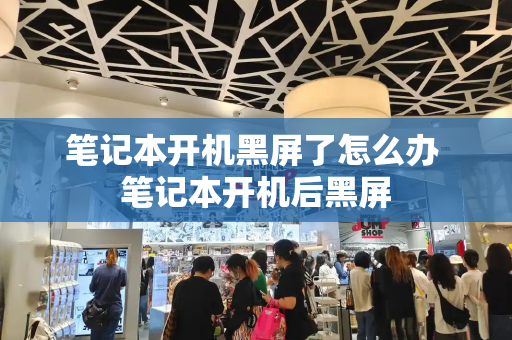 笔记本开机黑屏了怎么办 笔记本开机后黑屏