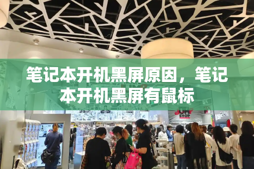 笔记本开机黑屏原因，笔记本开机黑屏有鼠标-第1张图片-星选测评