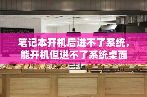笔记本开机后进不了系统，能开机但进不了系统桌面-第1张图片-星选测评