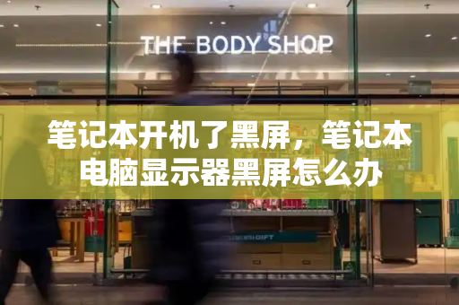 笔记本开机了黑屏，笔记本电脑显示器黑屏怎么办