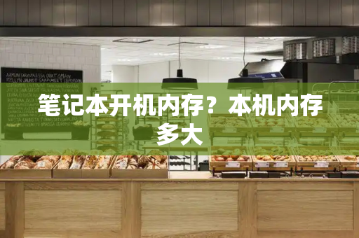 笔记本开机内存？本机内存多大
