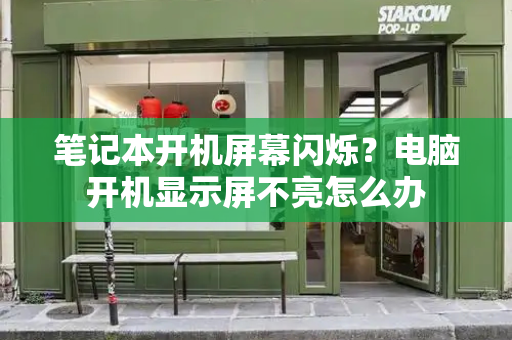 笔记本开机屏幕闪烁？电脑开机显示屏不亮怎么办