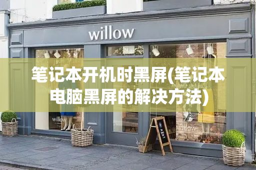 笔记本开机时黑屏(笔记本电脑黑屏的解决方法)