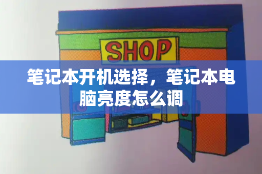 笔记本开机选择，笔记本电脑亮度怎么调