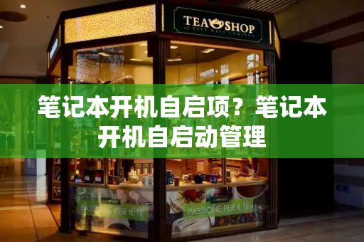 笔记本开机自启项？笔记本开机自启动管理