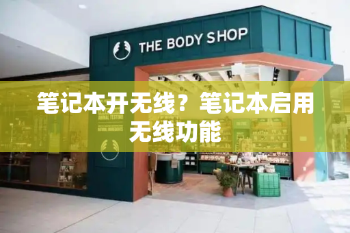 笔记本开无线？笔记本启用无线功能