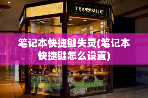 笔记本快捷键失灵(笔记本快捷键怎么设置)