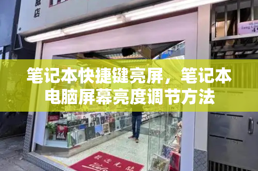 笔记本快捷键亮屏，笔记本电脑屏幕亮度调节方法