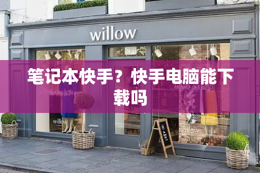 笔记本快手？快手电脑能下载吗-第1张图片-星选测评