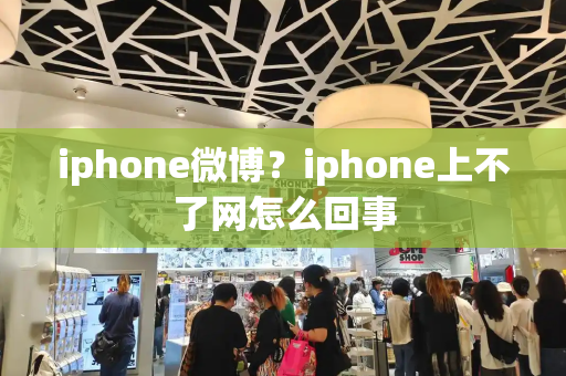 iphone微博？iphone上不了网怎么回事