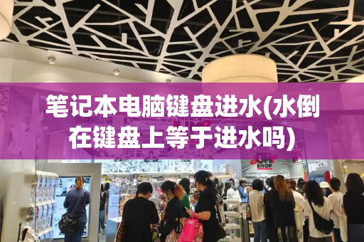 笔记本电脑键盘进水(水倒在键盘上等于进水吗)