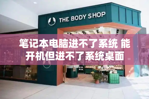 笔记本电脑进不了系统 能开机但进不了系统桌面-第1张图片-星选测评