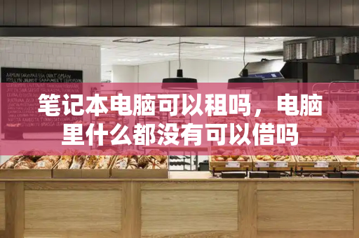 笔记本电脑可以租吗，电脑里什么都没有可以借吗-第1张图片-星选测评