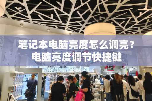 笔记本电脑亮度怎么调亮？电脑亮度调节快捷键-第1张图片-星选测评