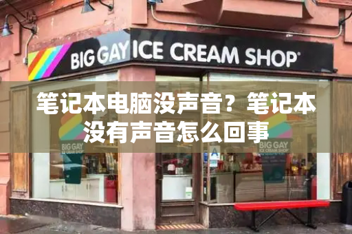 笔记本电脑没声音？笔记本没有声音怎么回事