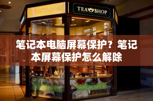 笔记本电脑屏幕保护？笔记本屏幕保护怎么解除-第1张图片-星选测评