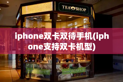 iphone双卡双待手机(iphone支持双卡机型)
