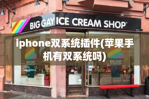 iphone双系统插件(苹果手机有双系统吗)