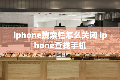 iphone搜索栏怎么关闭 iphone查找手机-第1张图片-星选测评
