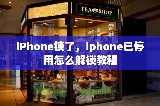 iPhone锁了，iphone已停用怎么解锁教程-第1张图片-星选测评