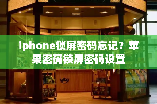 iphone锁屏密码忘记？苹果密码锁屏密码设置-第1张图片-星选测评