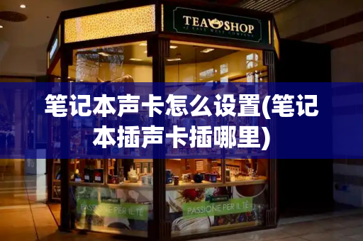 笔记本声卡怎么设置(笔记本插声卡插哪里)-第1张图片-星选测评