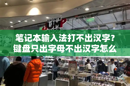 笔记本输入法打不出汉字？键盘只出字母不出汉字怎么办