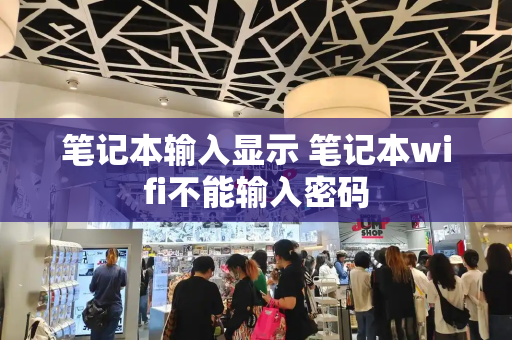 笔记本输入显示 笔记本wifi不能输入密码