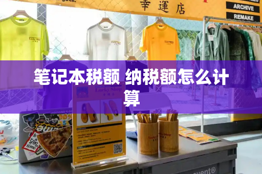笔记本税额 纳税额怎么计算-第1张图片-星选测评