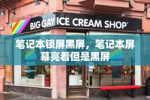 笔记本锁屏黑屏，笔记本屏幕亮着但是黑屏-第1张图片-星选测评