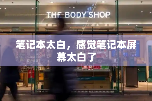 笔记本太白，感觉笔记本屏幕太白了-第1张图片-星选测评