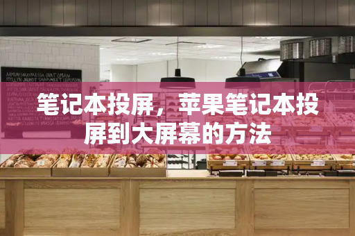 笔记本投屏，苹果笔记本投屏到大屏幕的方法-第1张图片-星选测评