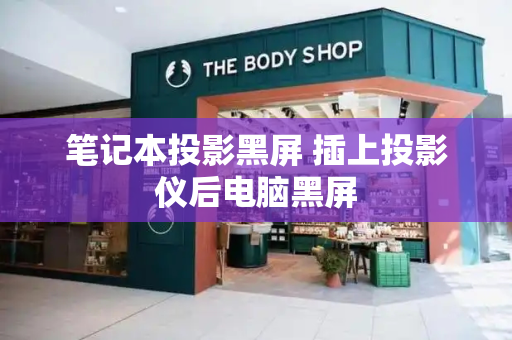 笔记本投影黑屏 插上投影仪后电脑黑屏