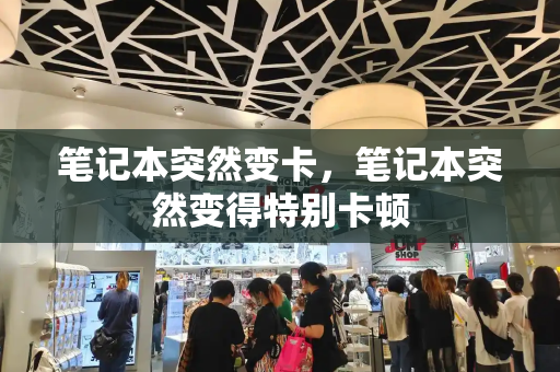 笔记本突然变卡，笔记本突然变得特别卡顿-第1张图片-星选测评