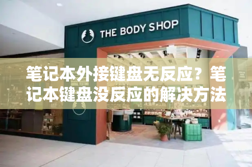 笔记本外接键盘无反应？笔记本键盘没反应的解决方法