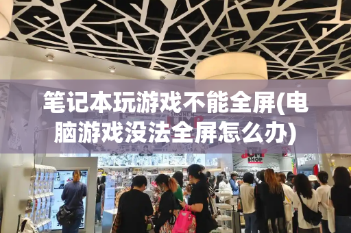 笔记本玩游戏不能全屏(电脑游戏没法全屏怎么办)