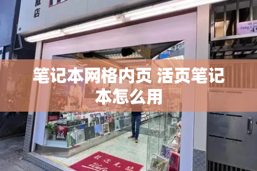 笔记本网格内页 活页笔记本怎么用
