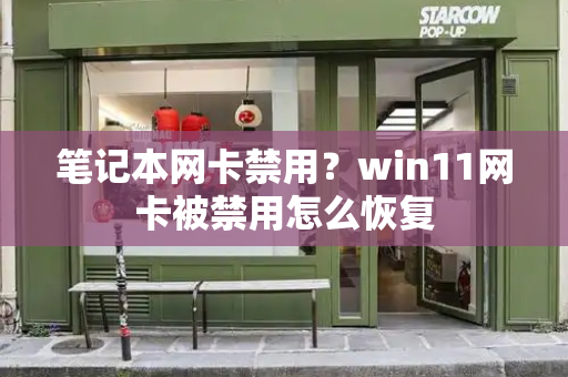 笔记本网卡禁用？win11网卡被禁用怎么恢复