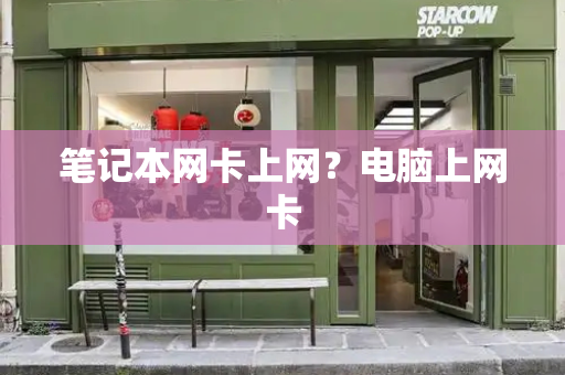 笔记本网卡上网？电脑上网卡