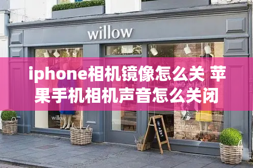 iphone相机镜像怎么关 苹果手机相机声音怎么关闭