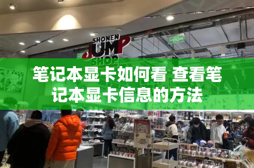 笔记本显卡如何看 查看笔记本显卡信息的方法